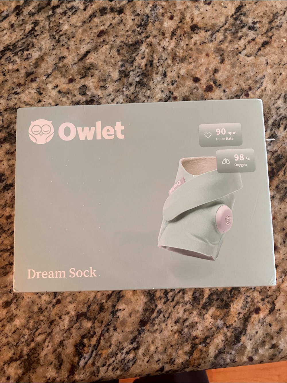Unopened Owlet Dream Sock - Baby Monitor Sleep Sock